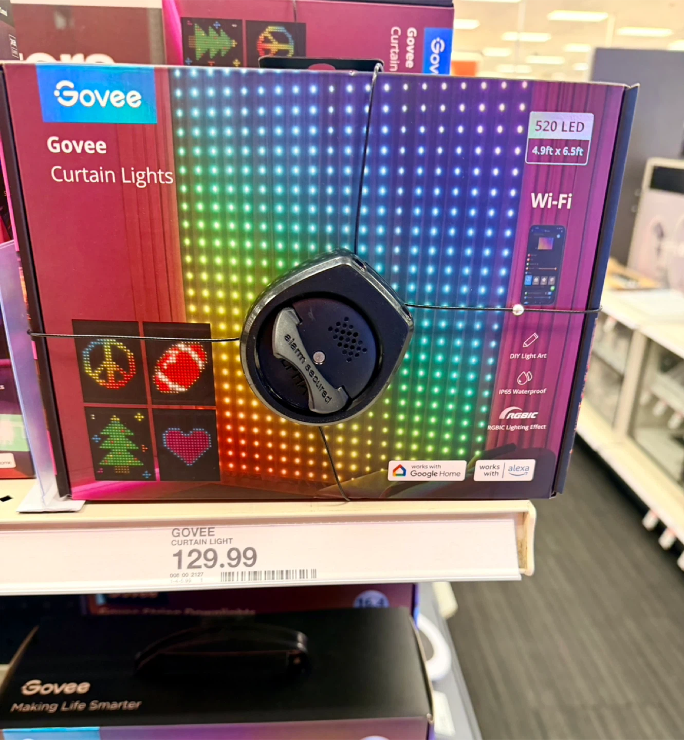 Govee Curtain Lights 520 LED Wi-Fi RGBIC 4.9ft x 6.5ft - photo 4