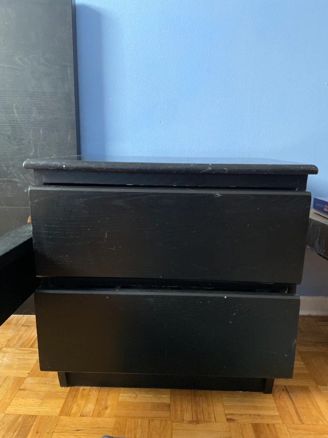 IKEA Double Bed and bedside table - photo 2