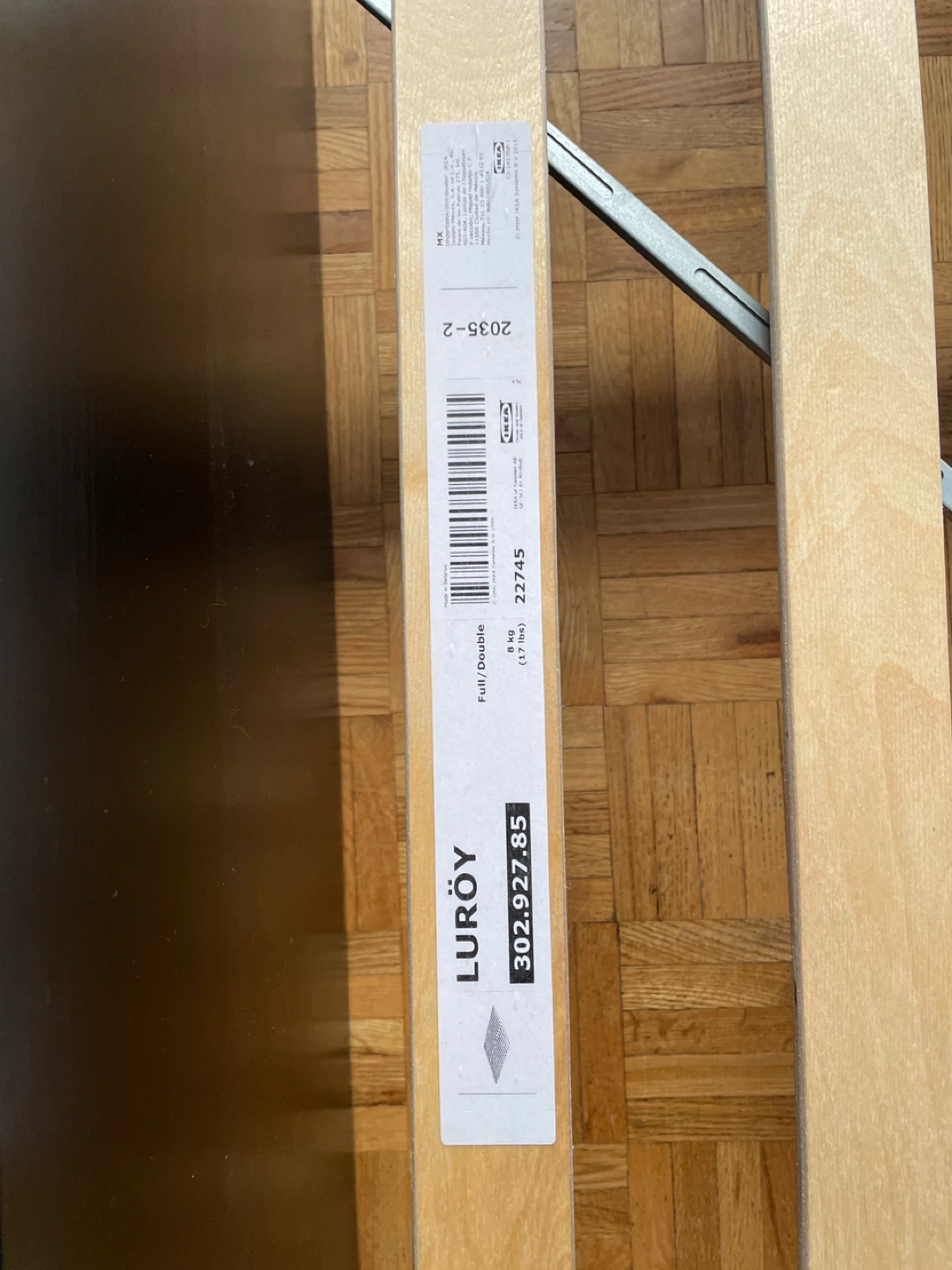 IKEA Double Bed and bedside table - photo 4