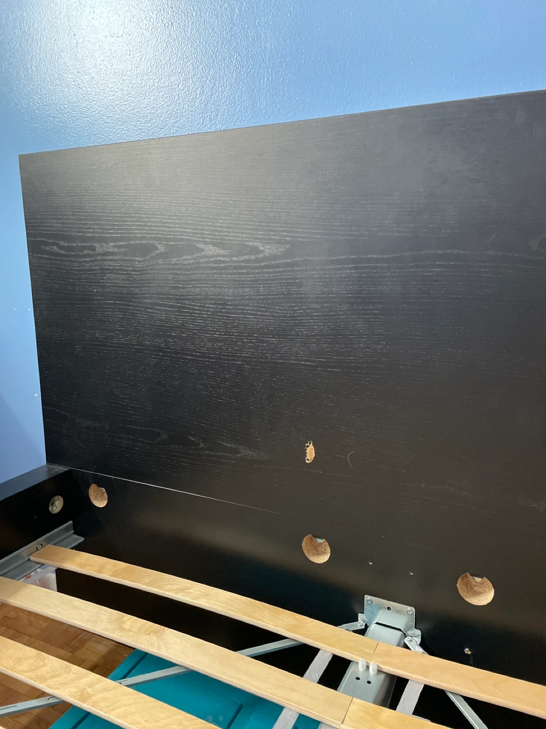 IKEA Double Bed and bedside table - photo 3
