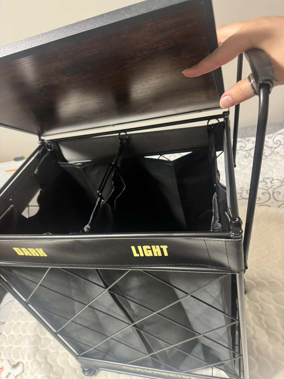 Kureeise Double Laundry Hamper with Lid - photo 3