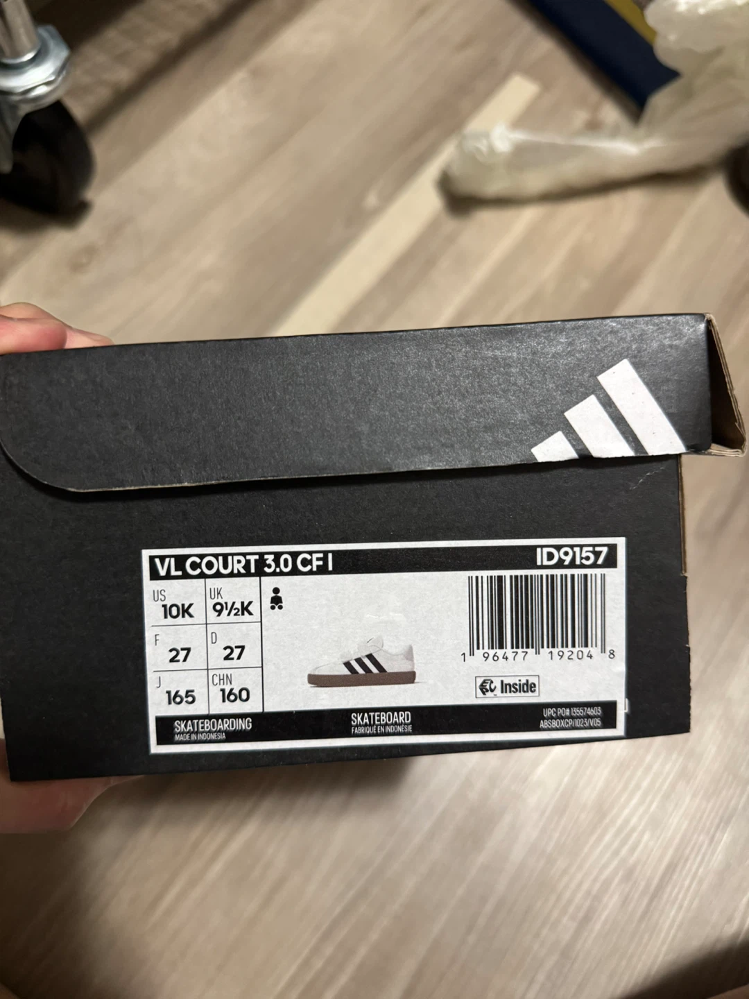 Adidas VL Court 3.0 size US 10 Shoes Kids - photo 5