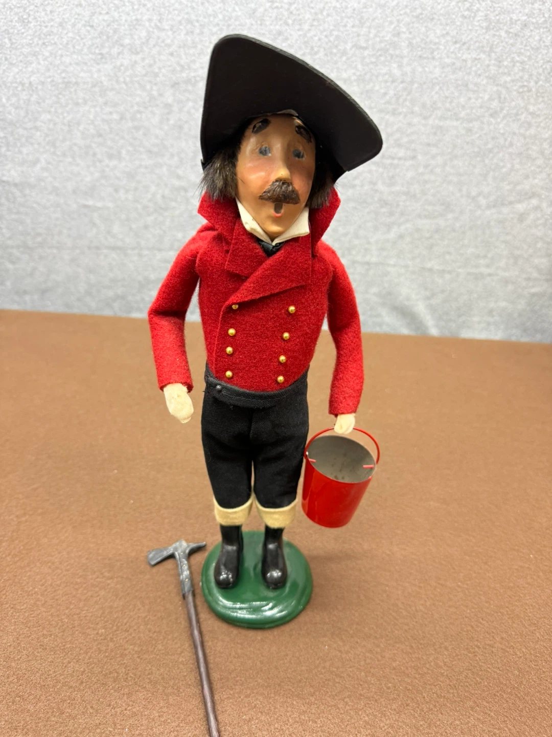 Vintage Bellhop Doll with Bucket and Cane - photo 4