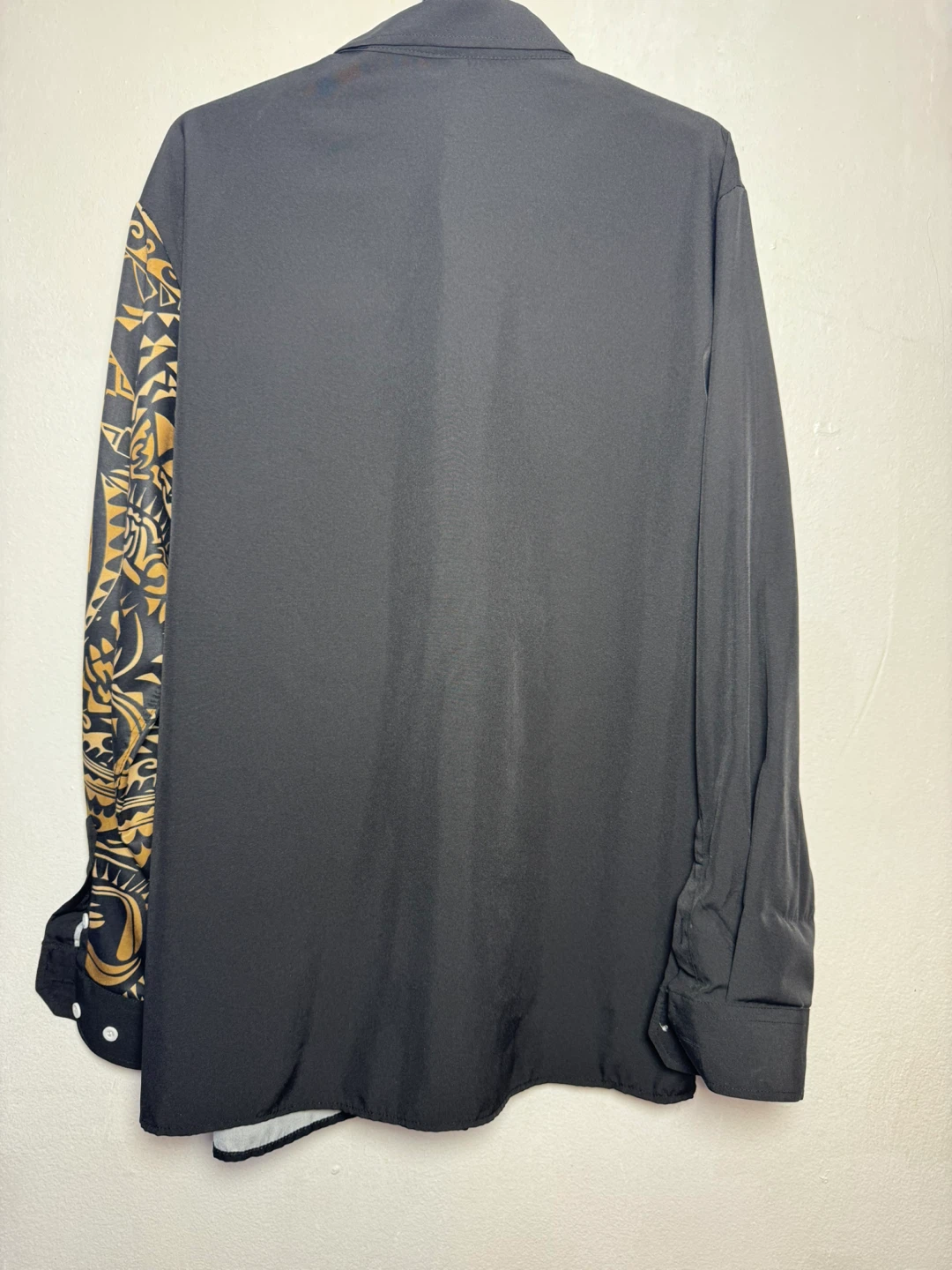 Manfinity Men's Button-Up Shirt - Black, Size L - photo 2
