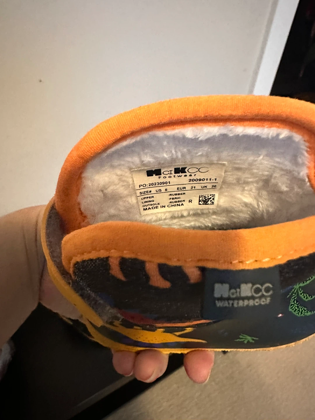Moccis Toddler Waterproof Dinosaur Boots Size US 5 - photo 2