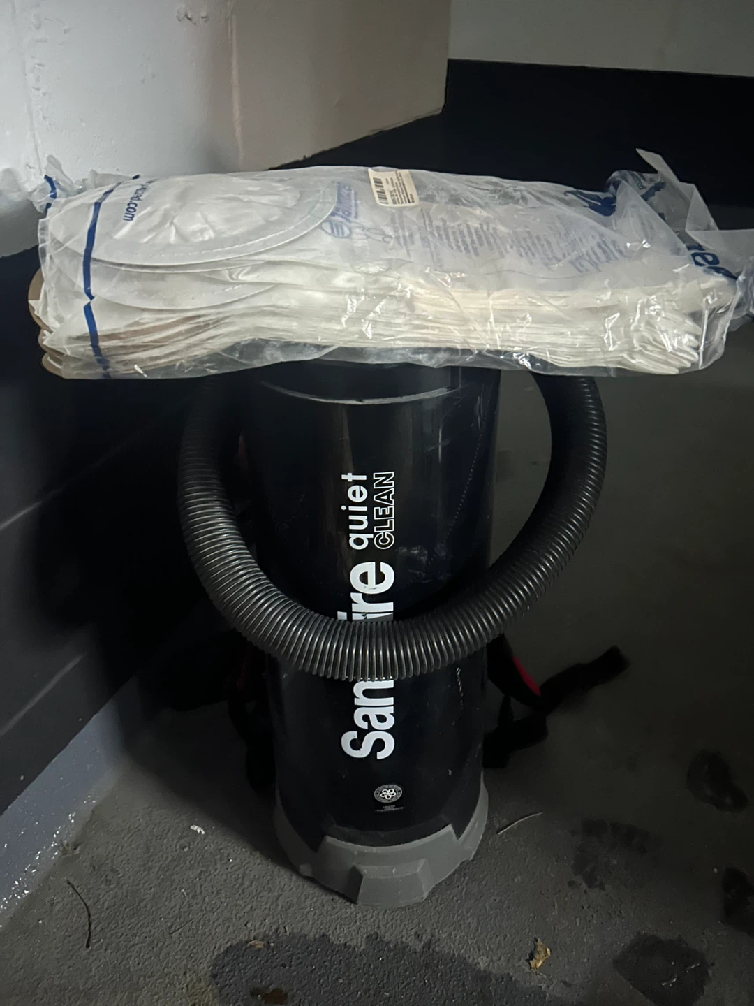 Sanitaire Quiet Clean Backpack Vacuum with Bags