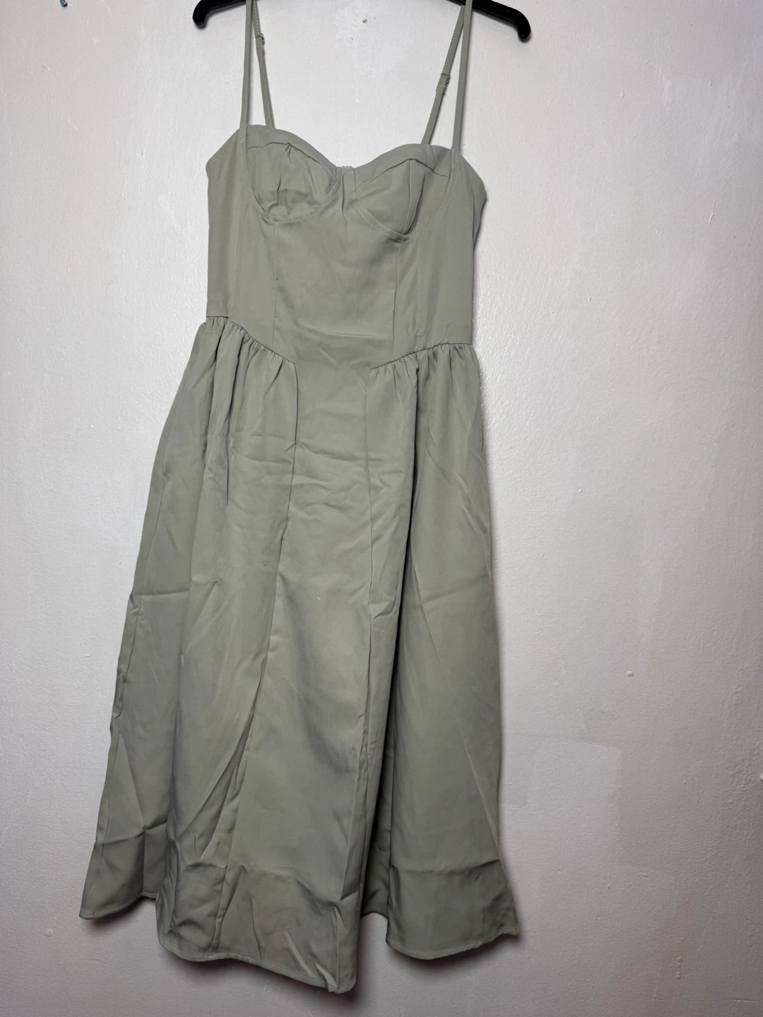Light Green Spaghetti Strap Dress - Size S