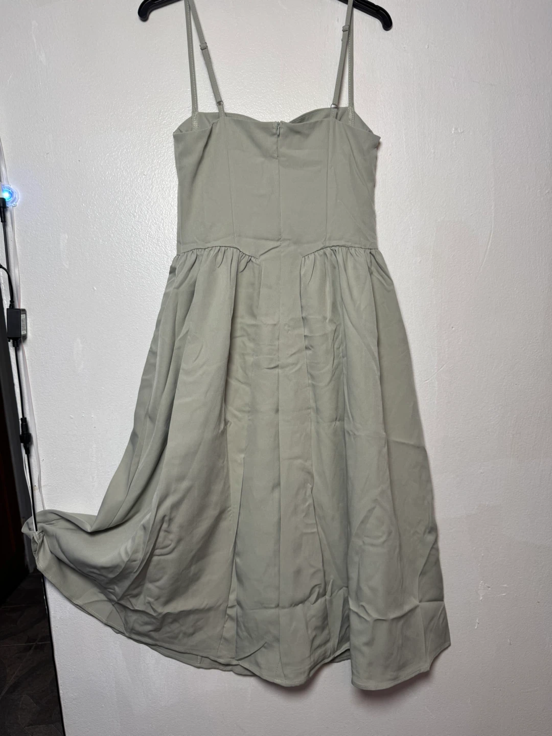 Light Green Spaghetti Strap Dress - Size S - photo 2