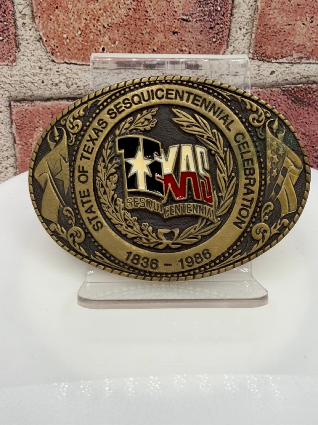 1986 Texas belt buckle