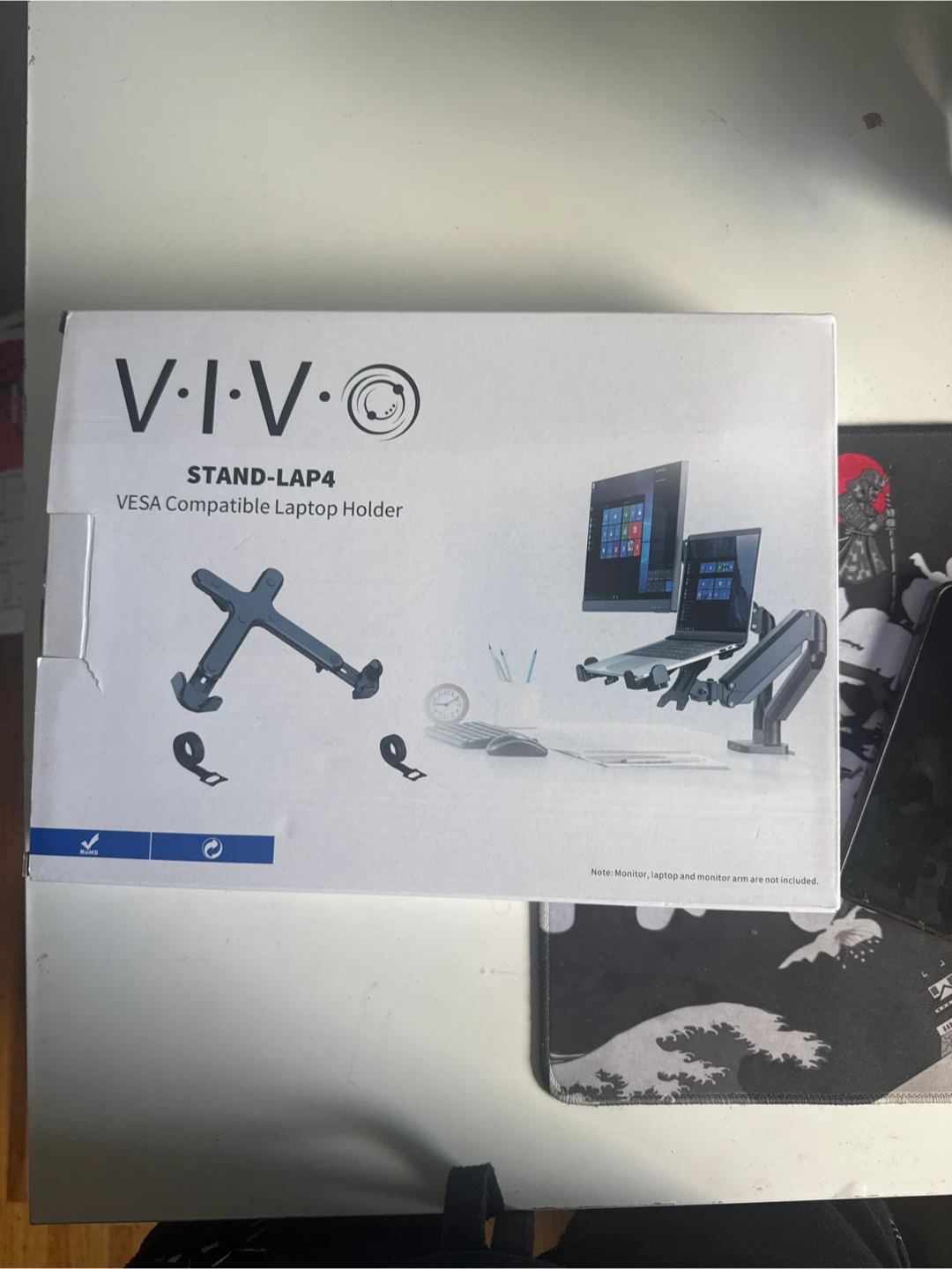 VIVO VESA Compatible Laptop Holder for minitor arm