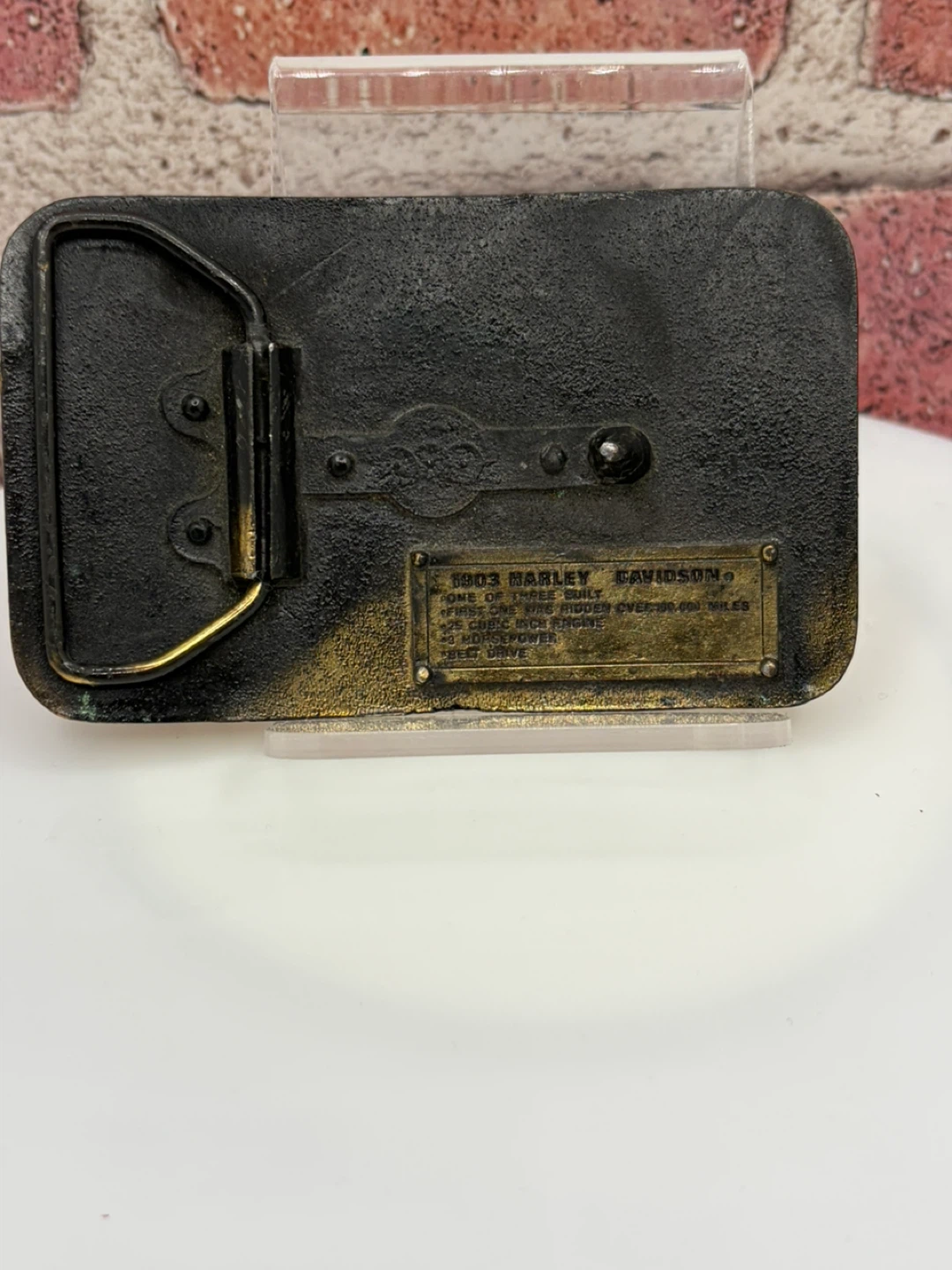 Harley-Davidson 1903 Motorcycle Belt Buckle - photo 2