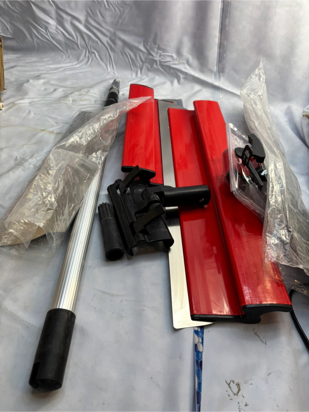 Red Concrete Trowel Set with Handle - photo 2