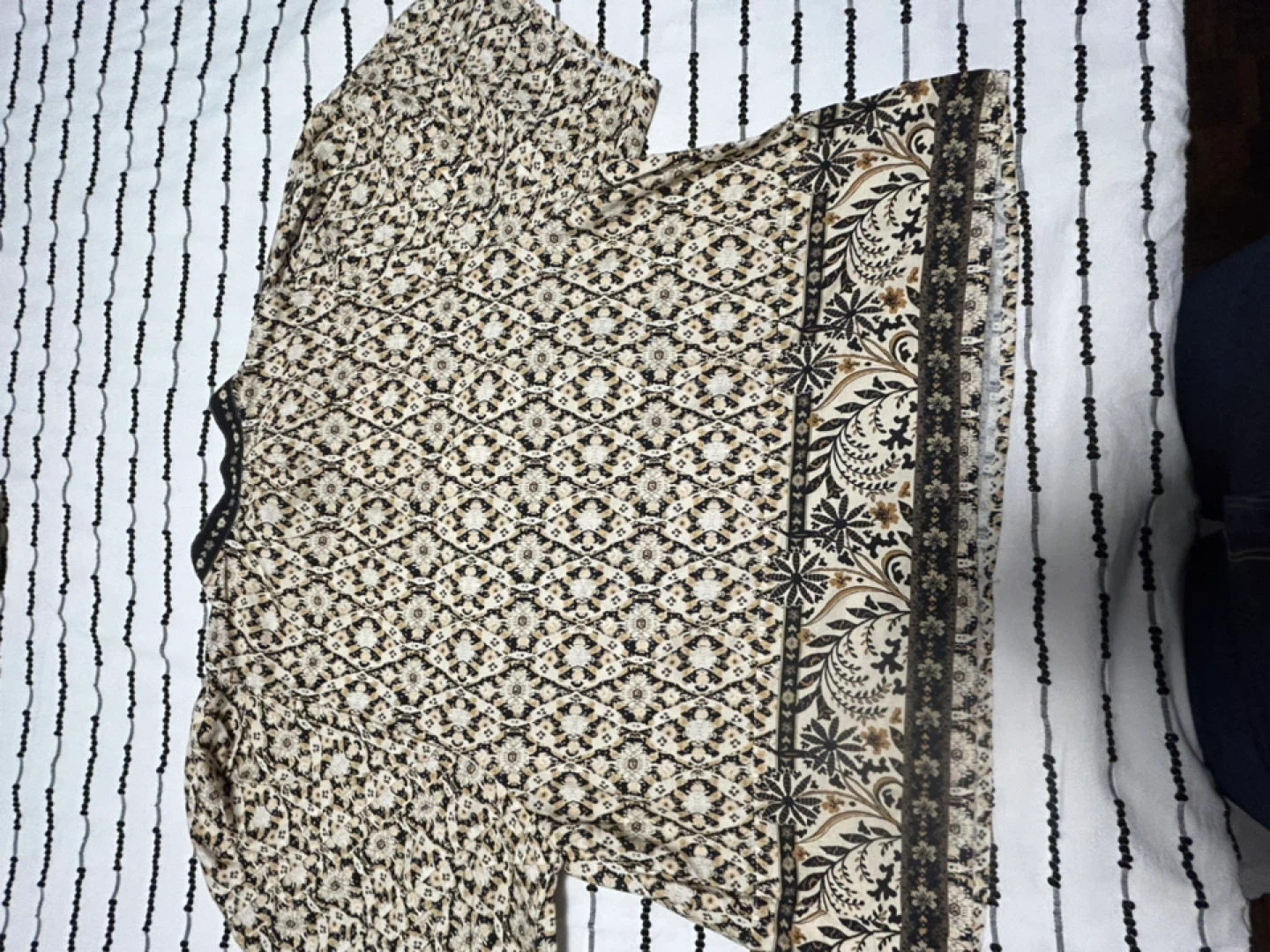 Anthropologie Floral Print Lace-Up Blouse - photo 2