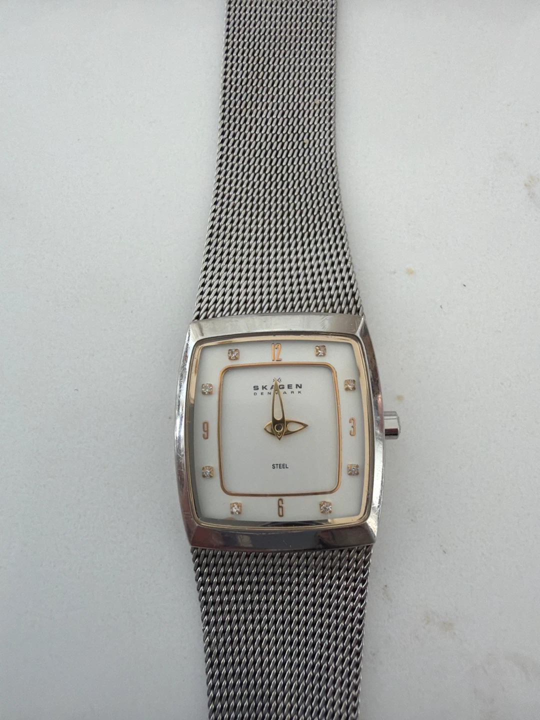 Skagen Denmark Stainless Steel Mesh Band Quartz Watch - photo 2