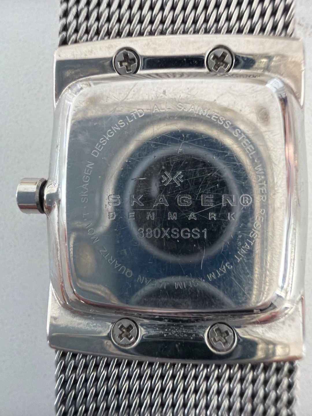 Skagen Denmark Stainless Steel Mesh Band Quartz Watch - photo 3
