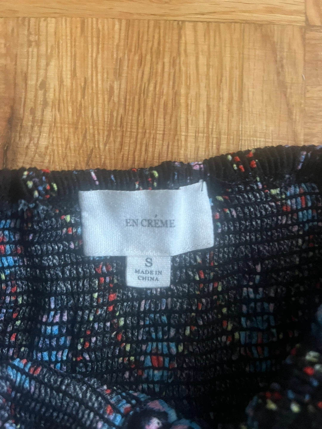 EN CRÈME Smocked Mini Skirt Size S - photo 2