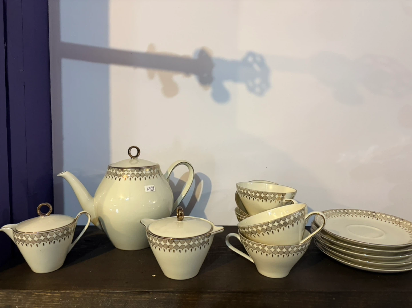 Vintage Teapot and Cup Set