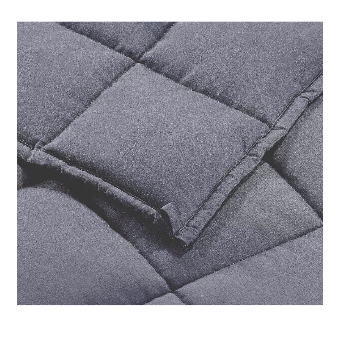 15 lb Queen Size Weighted Grey Blanket for Deep Sleep - photo 2