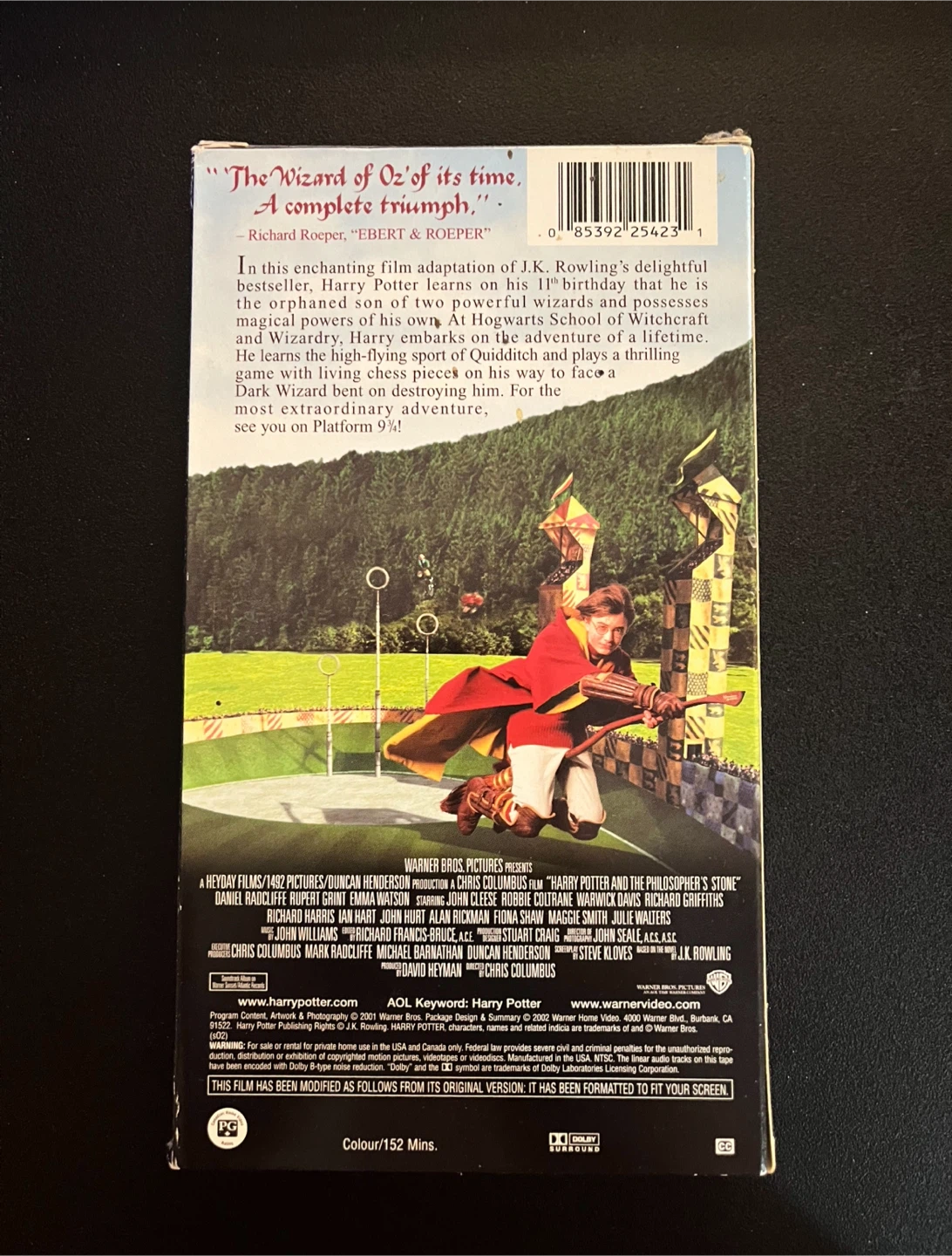 Harry Potter and the Philosopher's Stone VHS Tape - photo 2