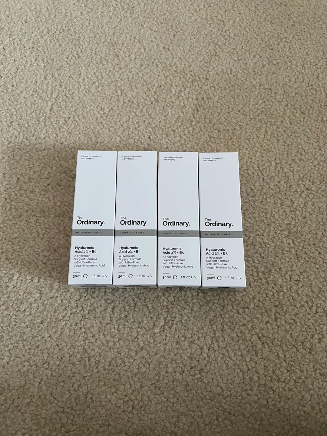 The Ordinary Hyaluronic Acid 2% + B5 (4-pack)