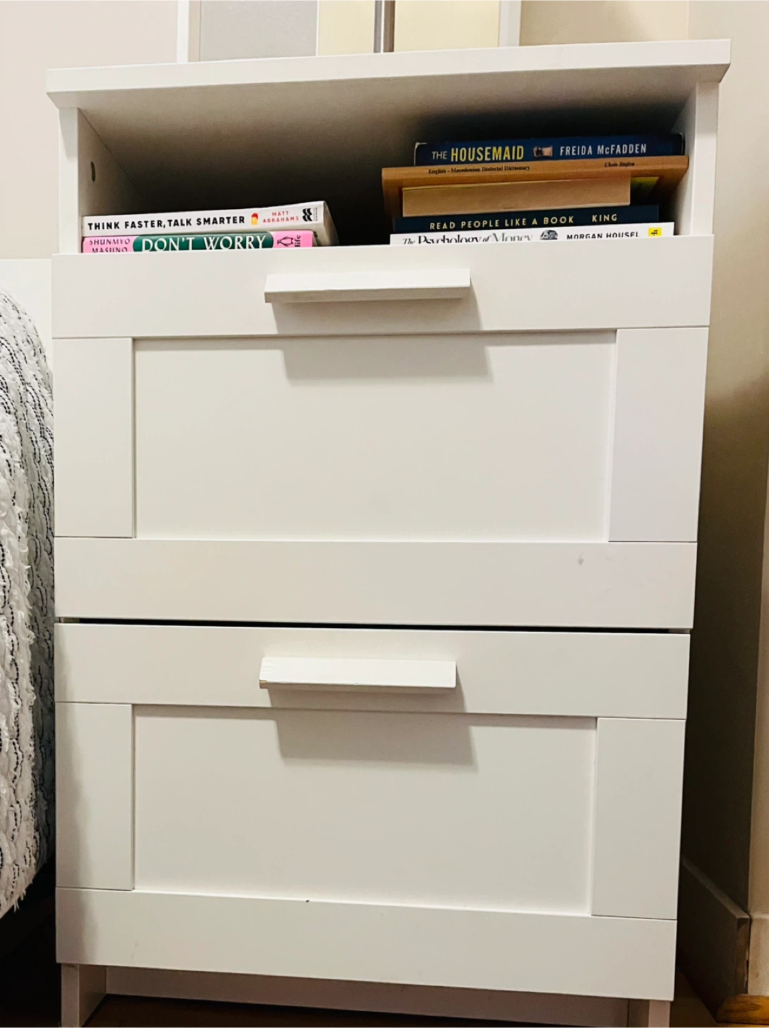 IKEA BRIMNES 2-drawer chest white