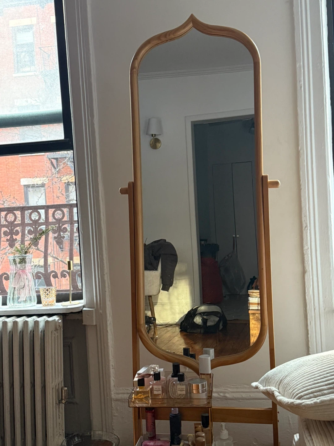 Wooden Arch Full Length Standing Mirror - photo 3