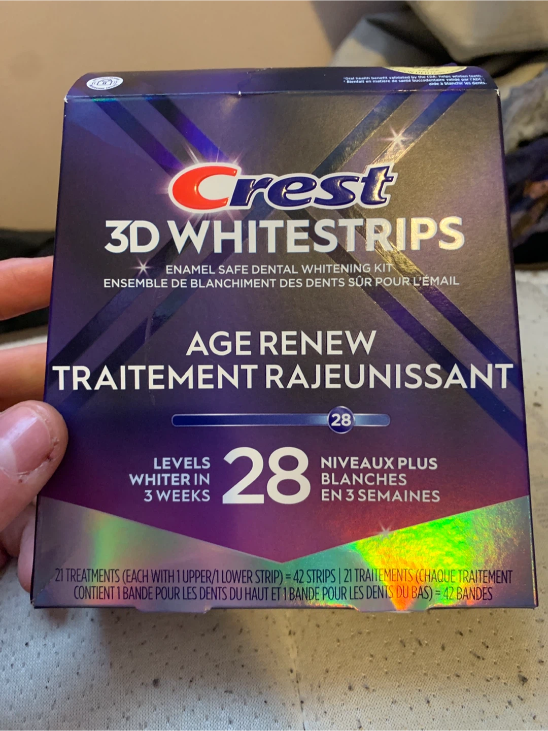 Crest 3D Whitestrips Age Renew