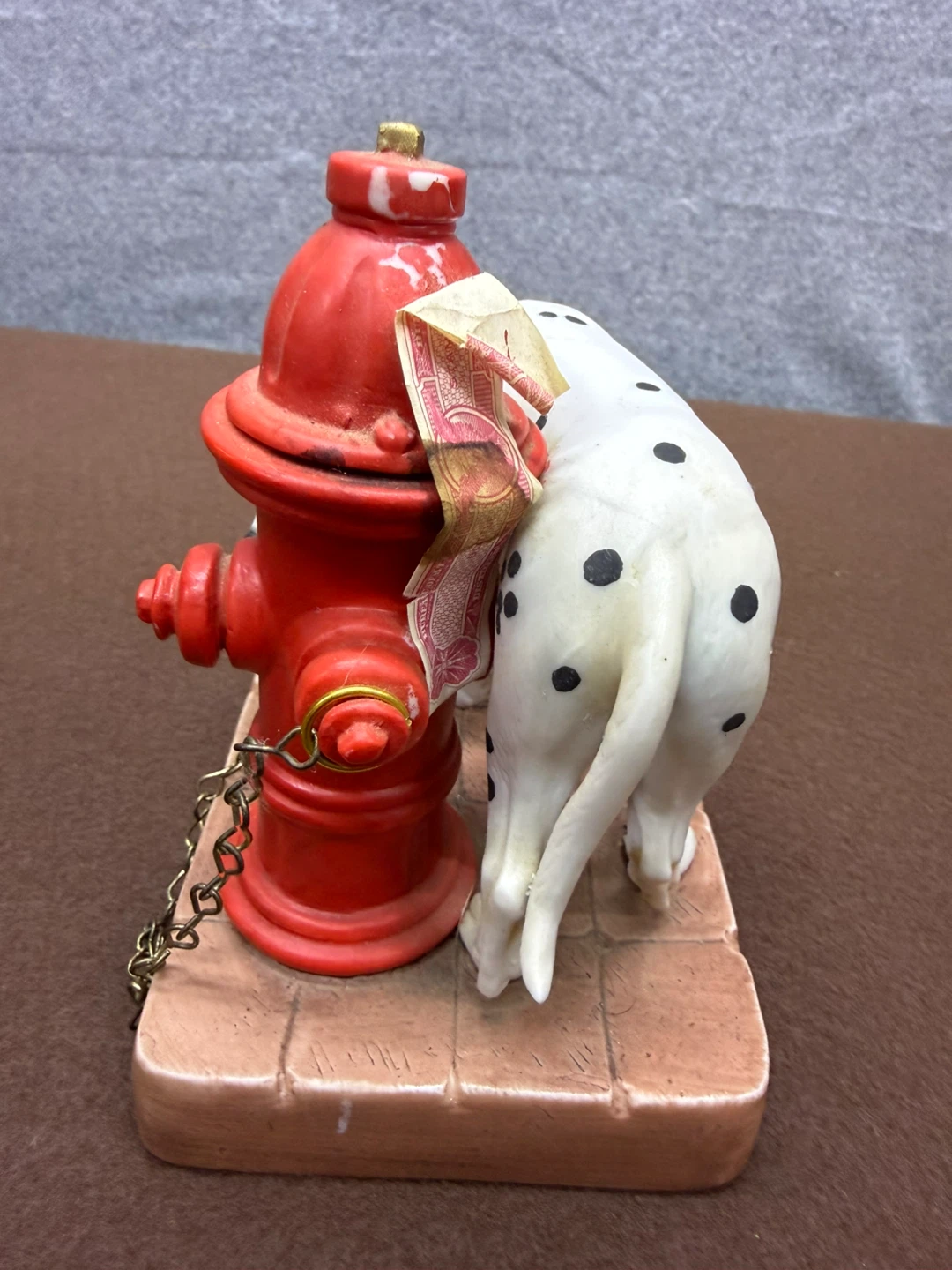 Dalmatian Dog and Fire Hydrant Figurine - photo 4