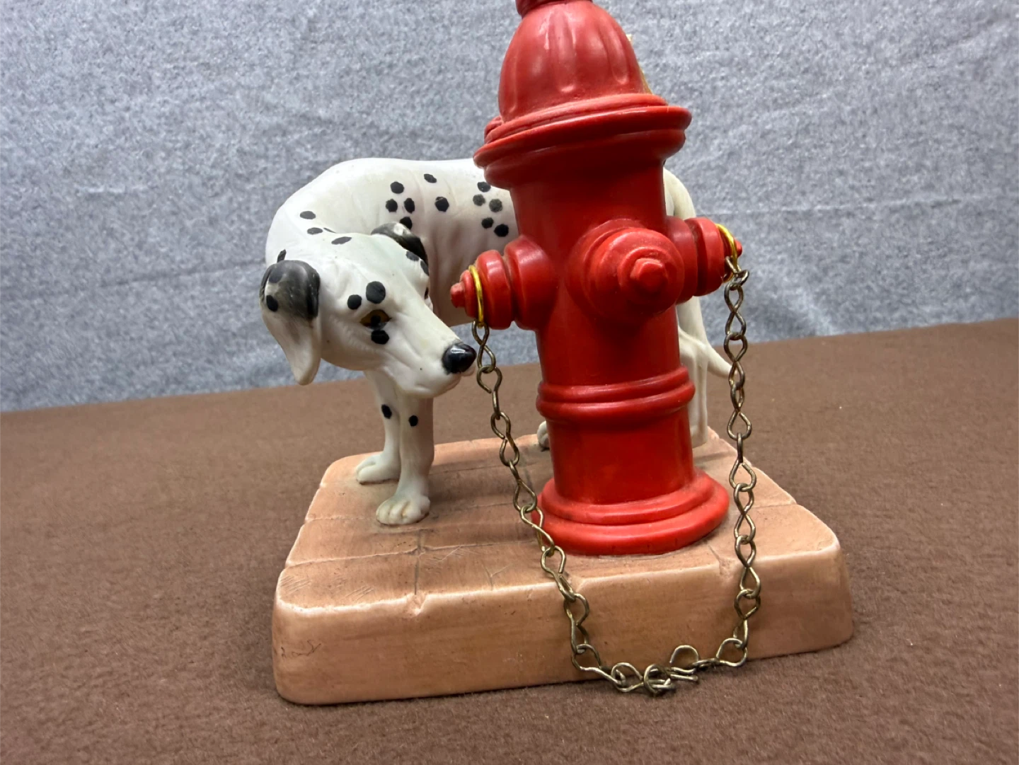 Dalmatian Dog and Fire Hydrant Figurine - photo 3