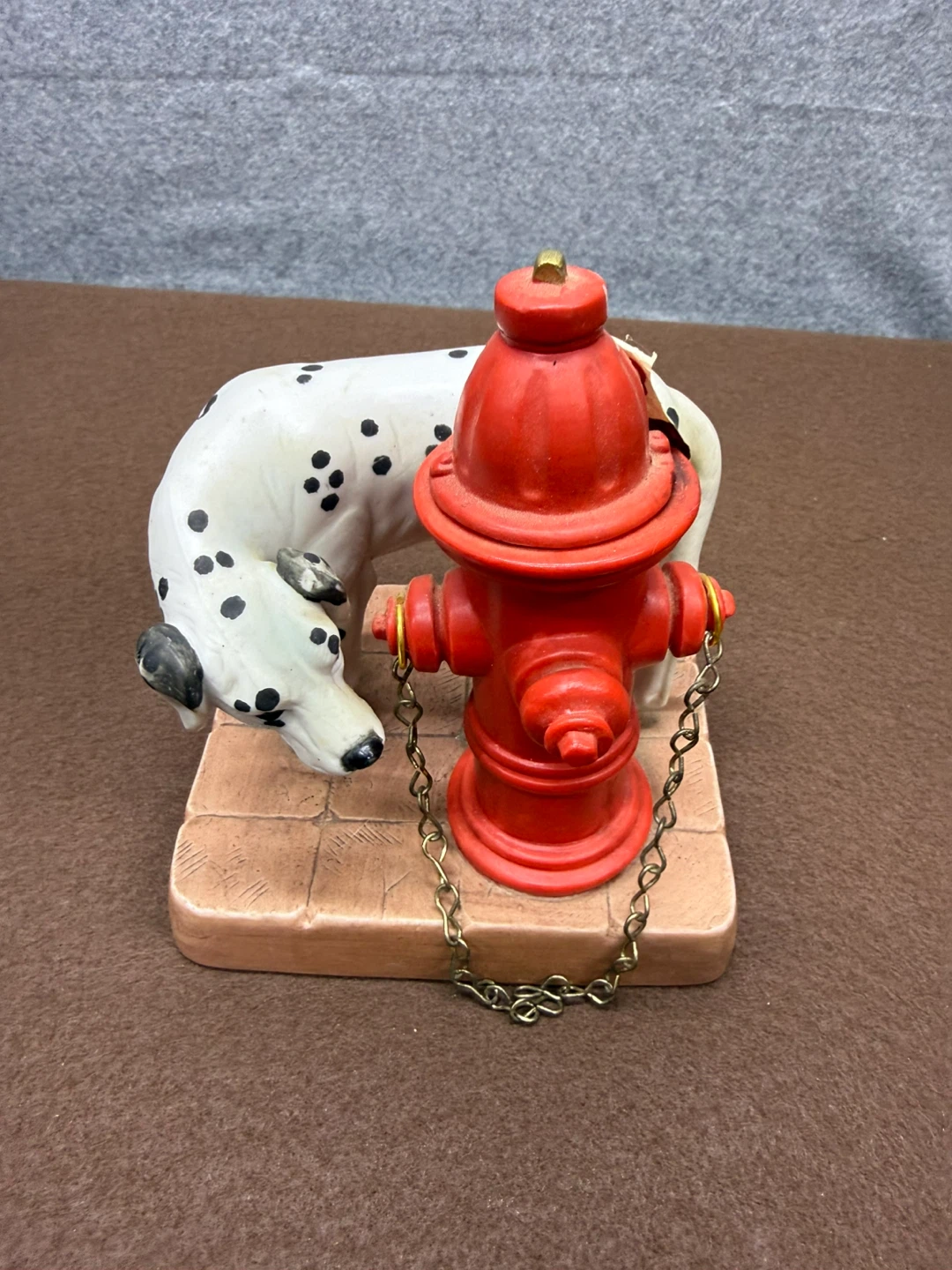 Dalmatian Dog and Fire Hydrant Figurine - photo 2
