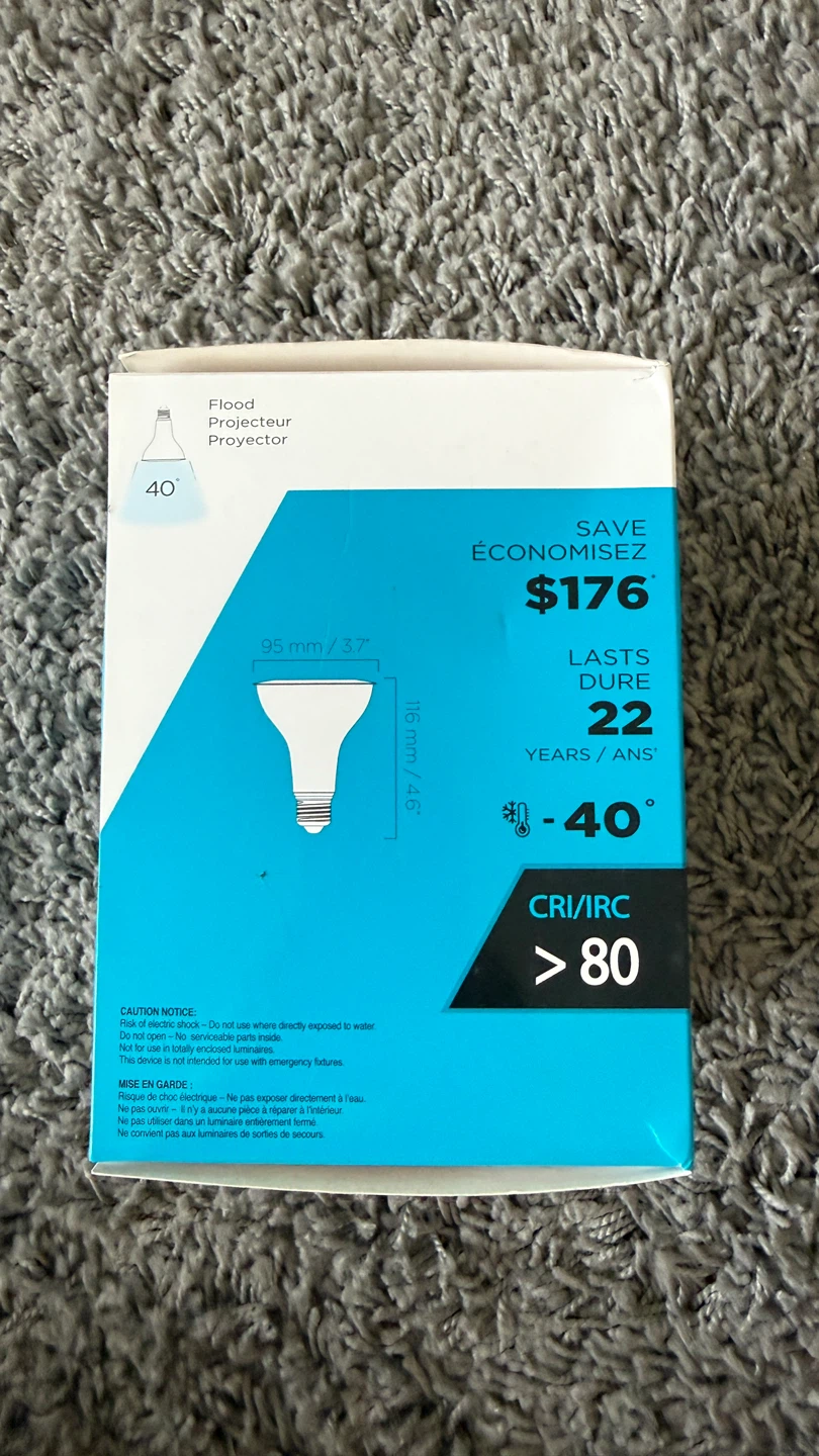 Luminus LED PAR30 Flood Light Bulb 75W 5000K Daylight - photo 2