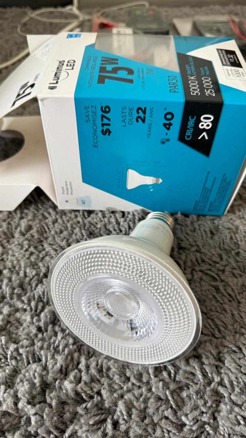 Luminus LED PAR30 Flood Light Bulb 75W 5000K Daylight - photo 3