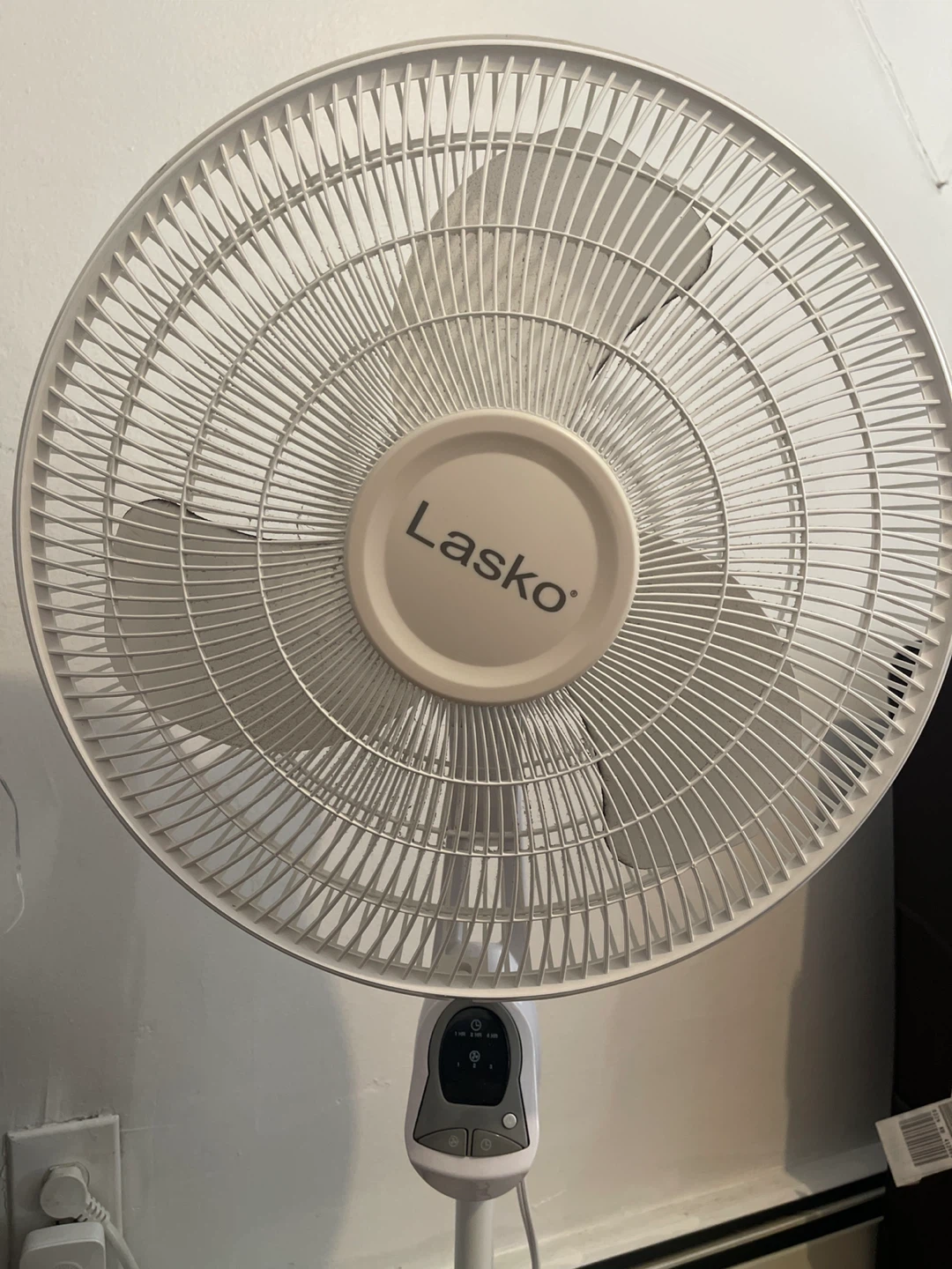 Lasko White Pedestal Fan
