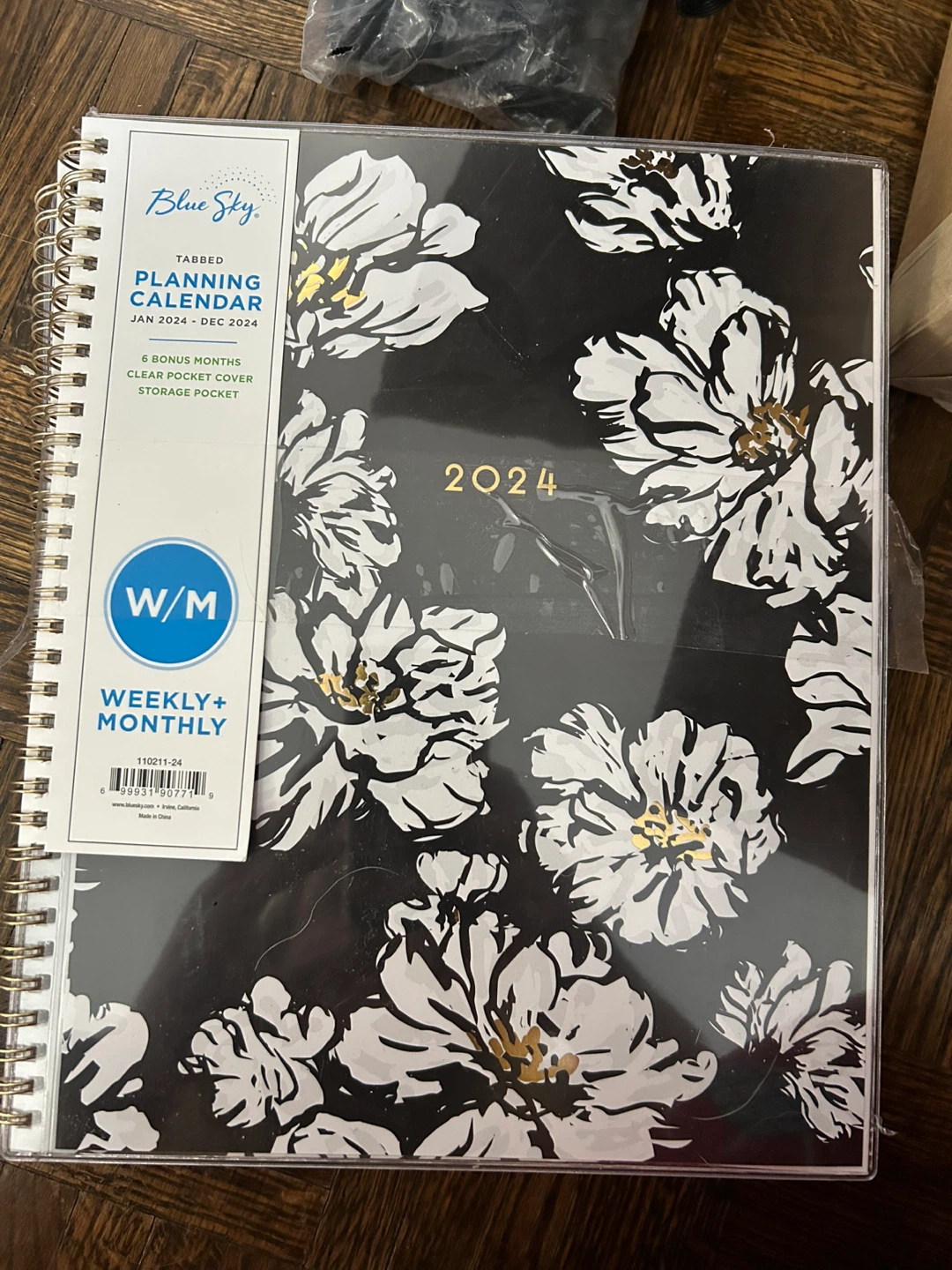 4 Blue Sky 2024 Weekly + Monthly Planning Calendar