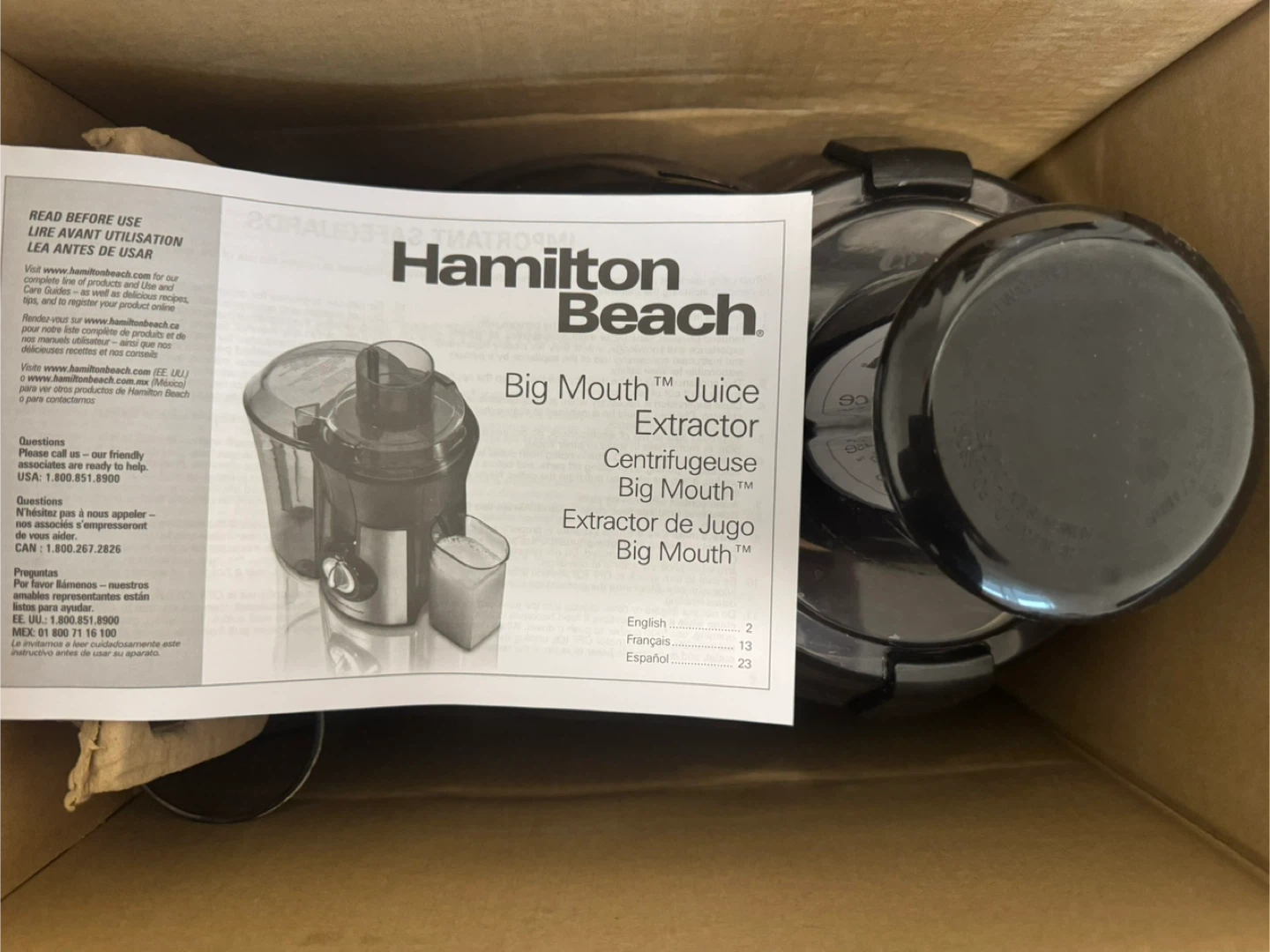 Hamilton Beach Health Smart Juice Extractor - photo 2