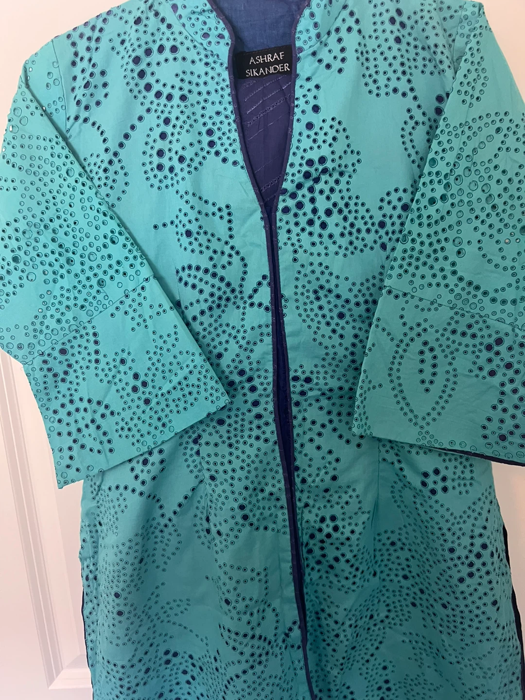Blue Cut-out Jacket - photo 3