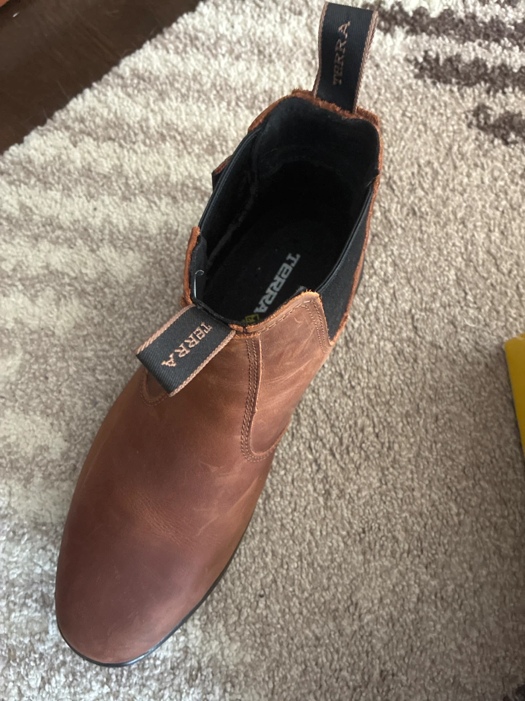 Terra Murphy Men's Brown Leather Work Boots - photo 2