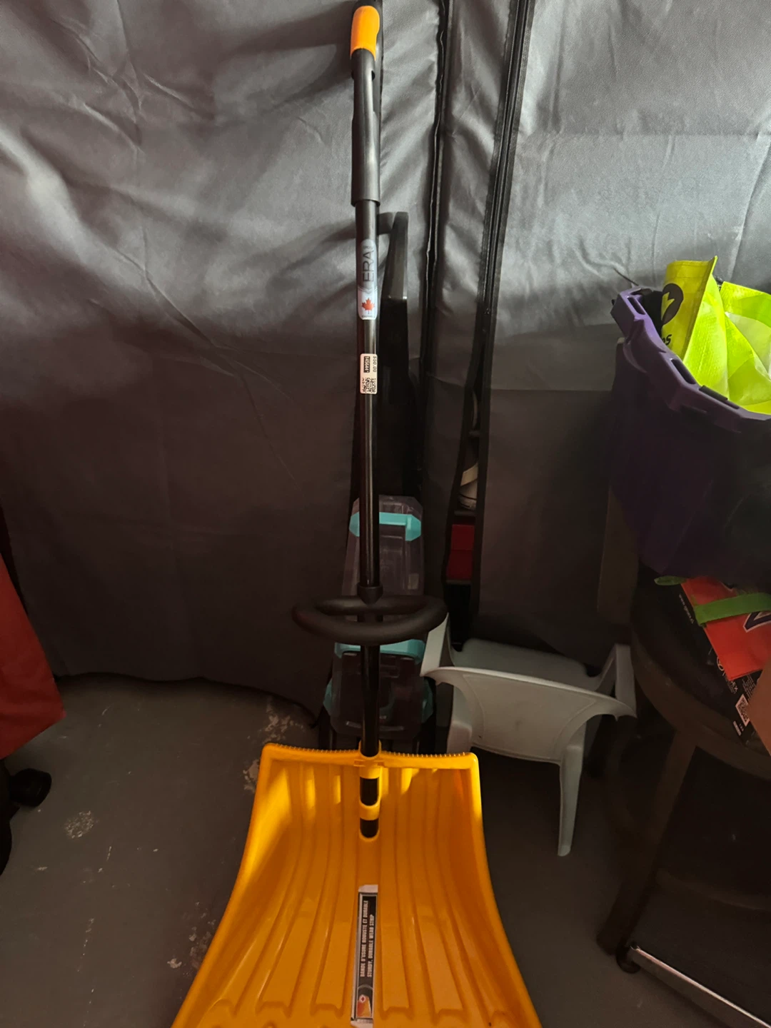 Yellow Snow Shovel with Sturdy Wear Strip - photo 4