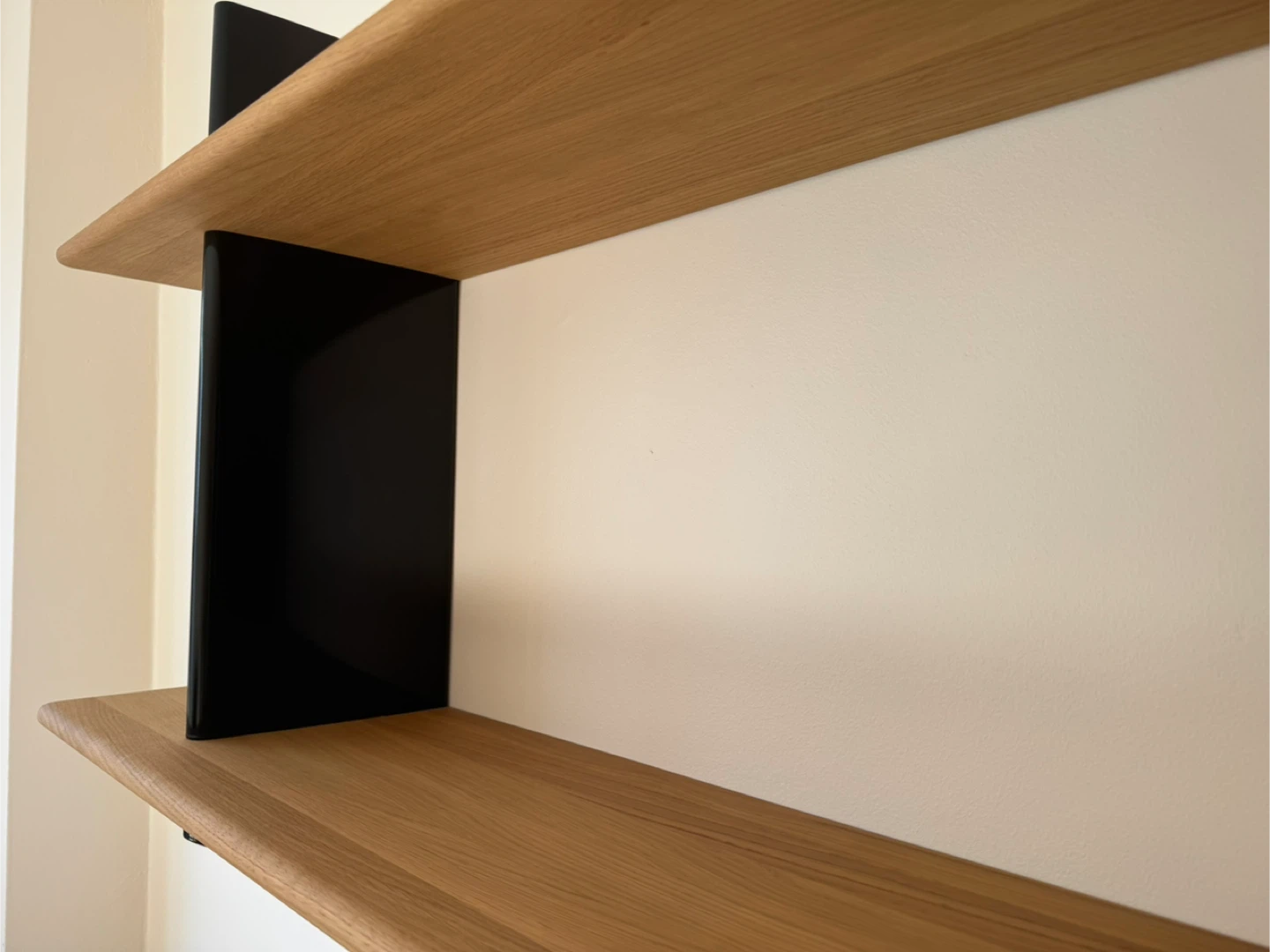 Floating Wall Shelf - Vitra, Jean Prouve, Oak and Black - photo 4