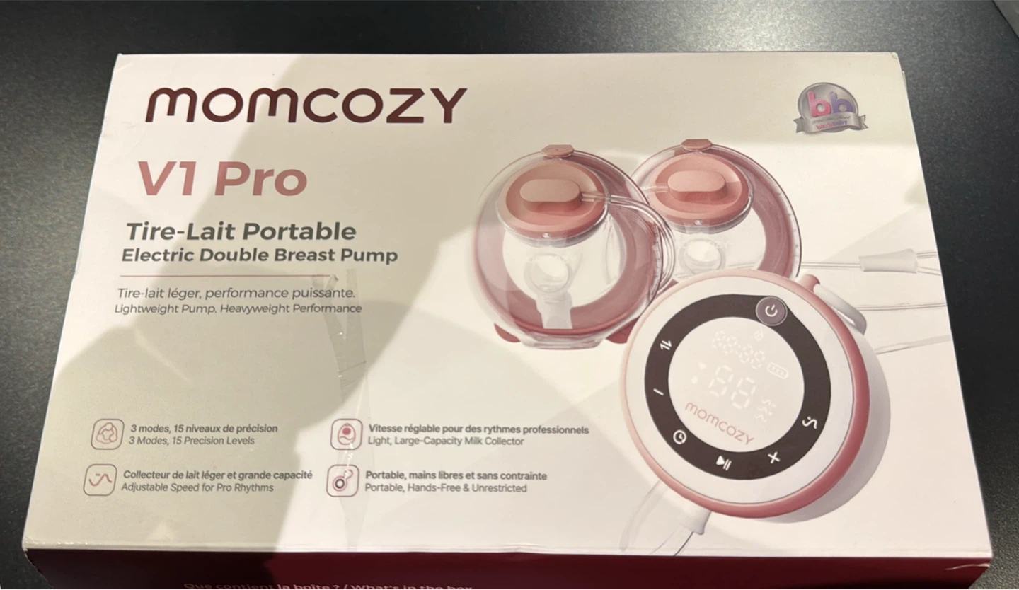 Momcozy V1 Pro Portable Double Electric Breast Pump