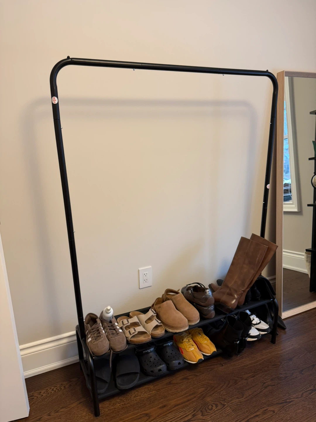 Garment Rack & Shoe Shelf