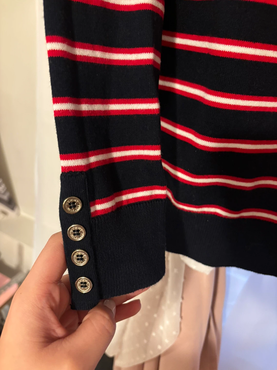 Tommy Hilfiger Striped Turtleneck Sweater Size S/P - photo 2