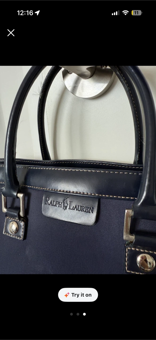 Ralph Lauren Navy Blue Tote Bag - photo 3
