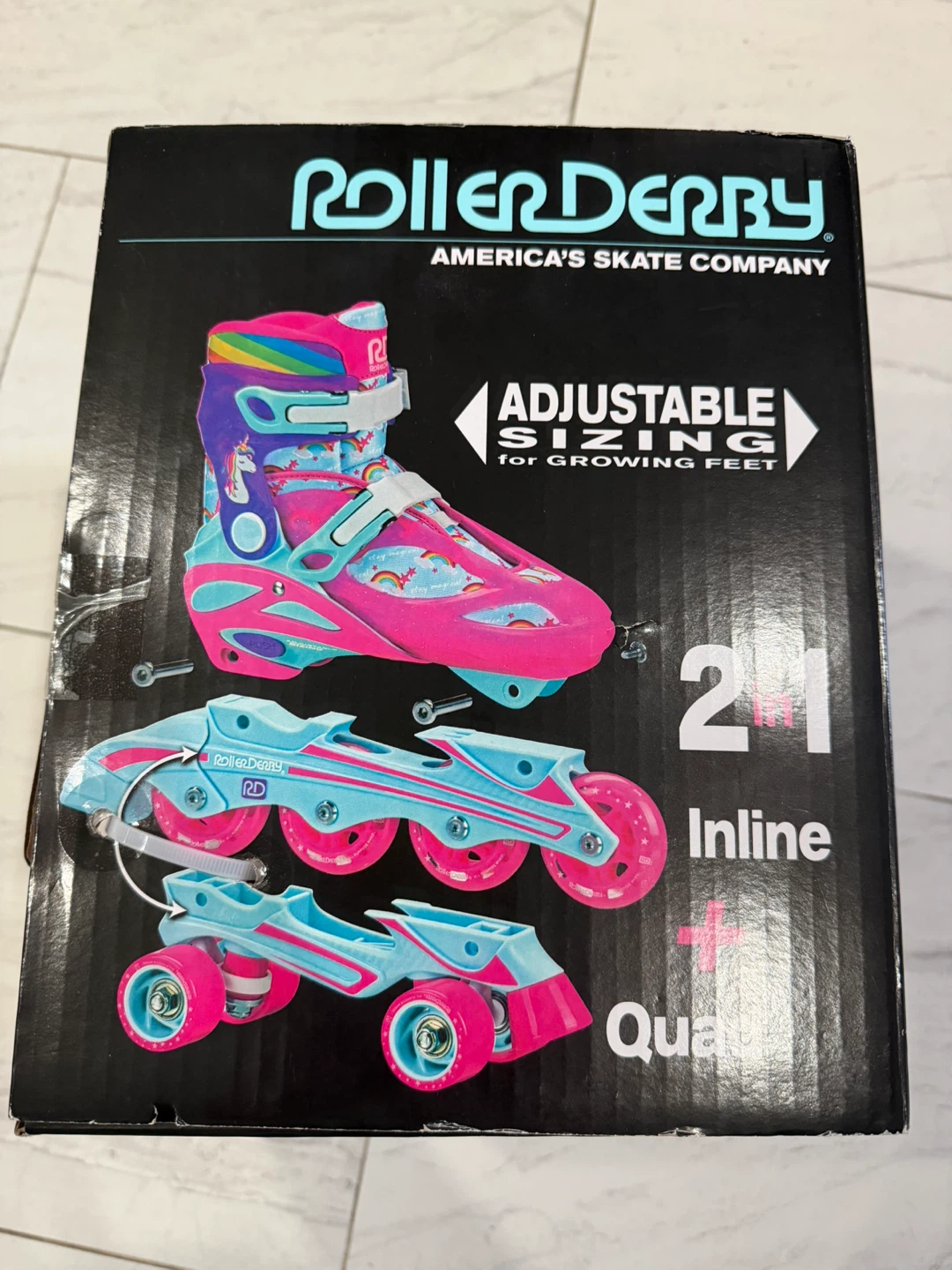 Roller Derby 2-in-1 Inline + Quad Combo Skates - photo 2