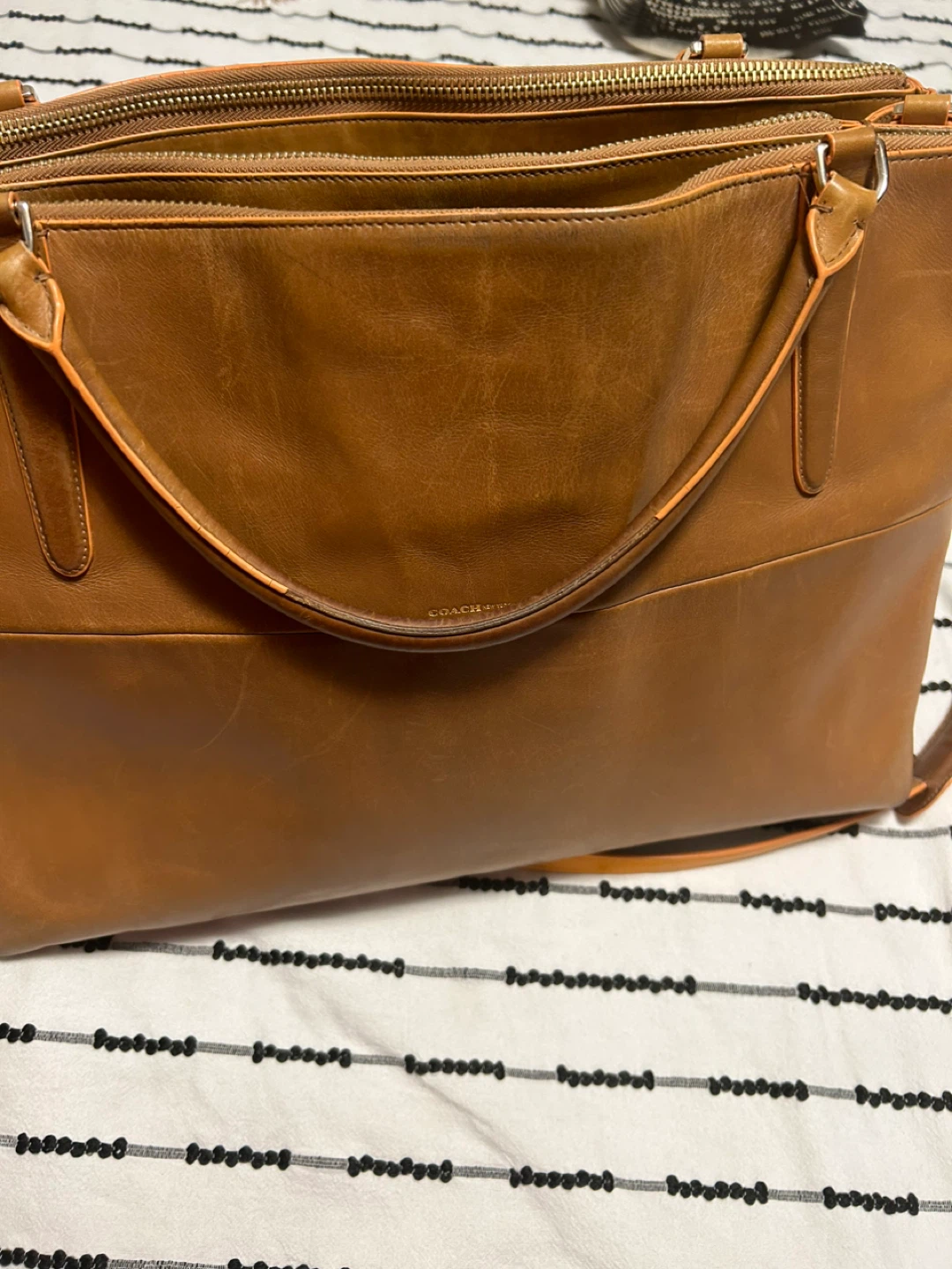 Coach Leather Tote Bag - photo 5
