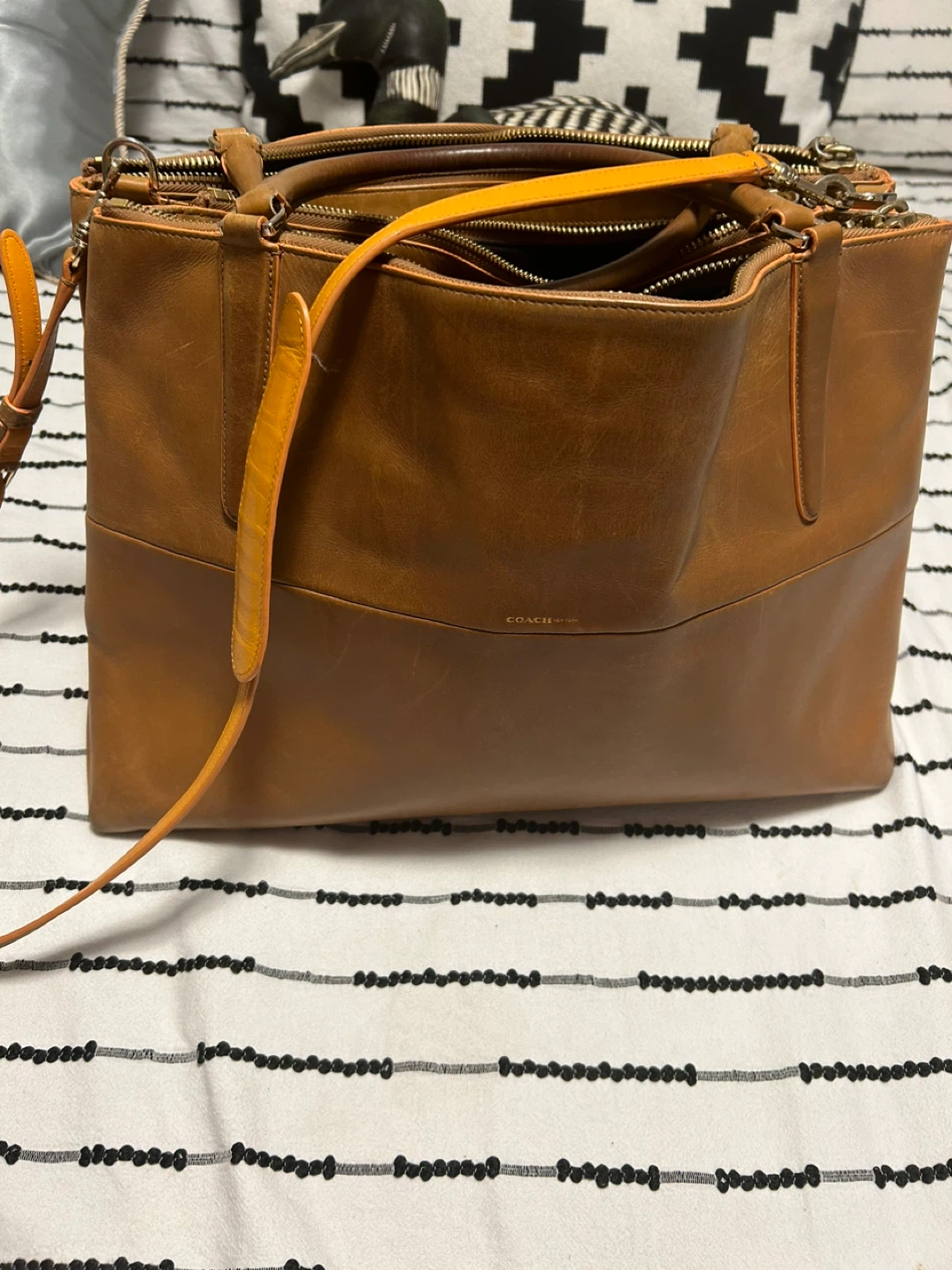 Coach Leather Tote Bag