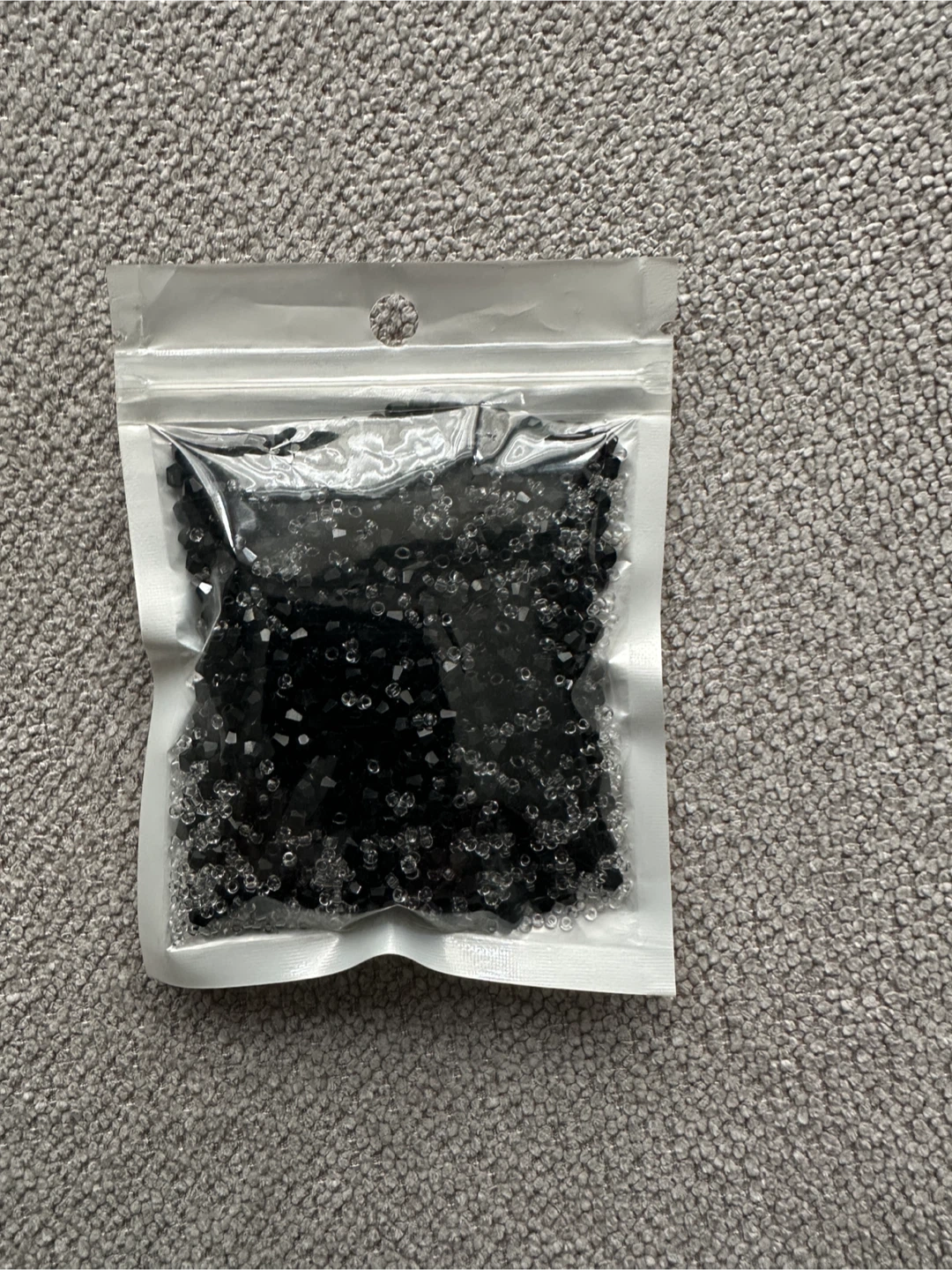 Black and Clear Beads -$3 - East York