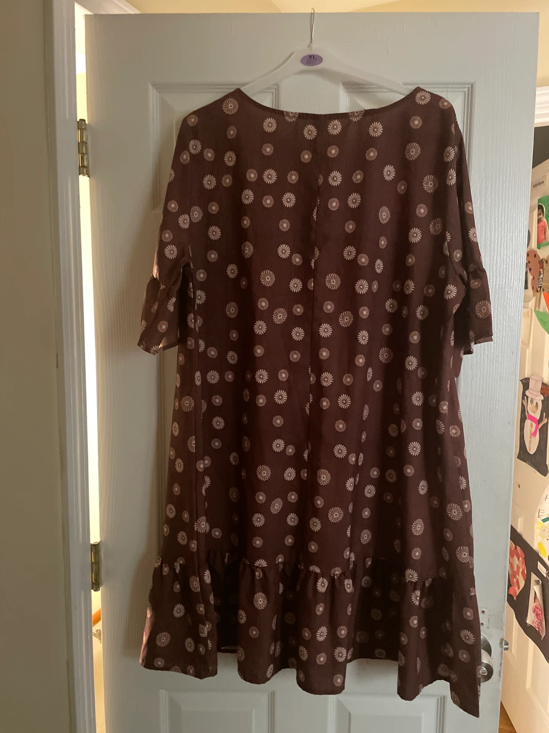Woman Emery Rose Brown Floral Dress 1XL - photo 5