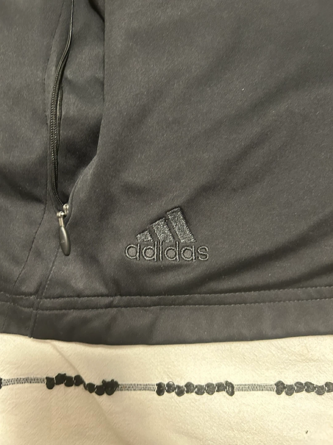Adidas Black Track Jacket with 3-Stripes - photo 4
