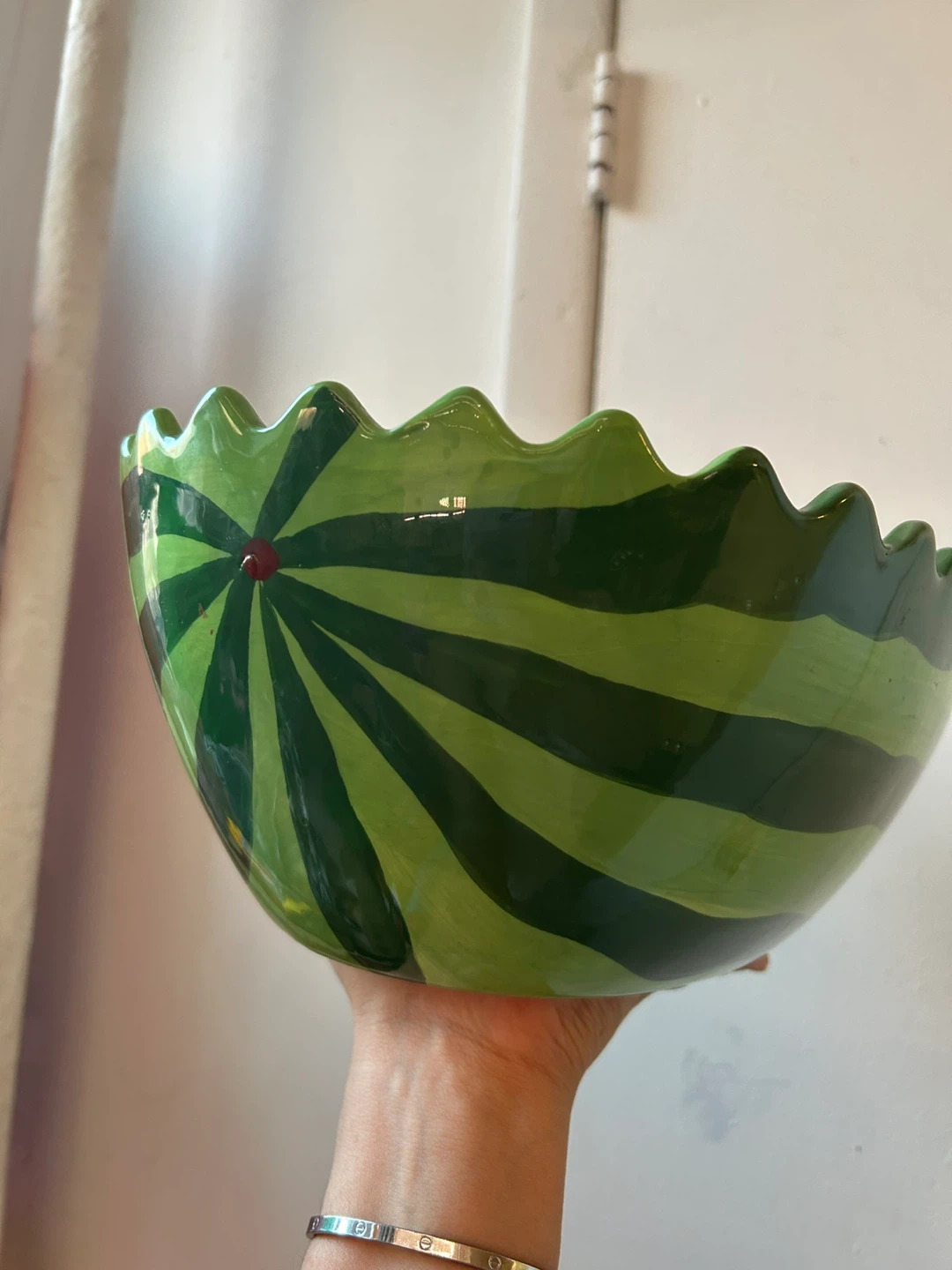 Nantucket home watermelon bowl oval - photo 4